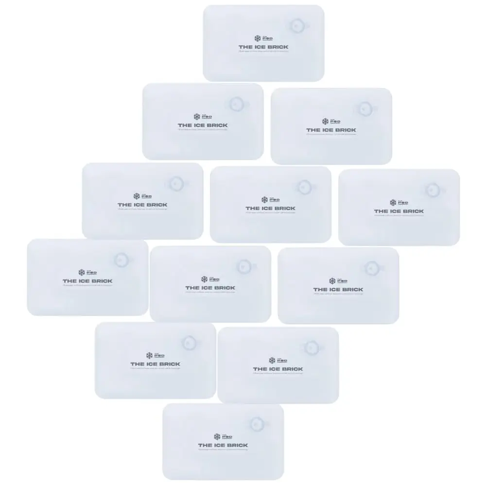 THE POD COMPANY 12-Pack Ice Brick 3 lb | Long-Lasting Cold Plunge Reusable Ice Blocks - view 8