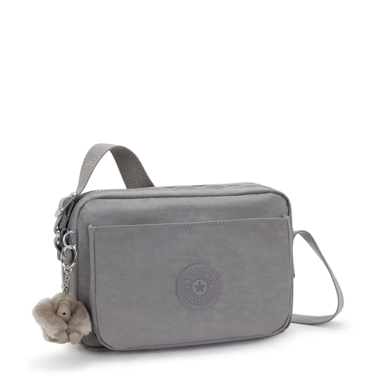 Kipling Abanu Medium Crossbody Bag 25cm (9.5"L x 6.75"H x 3.5"D) | Lightweight Nylon Multi-Compartment Bag - view 4