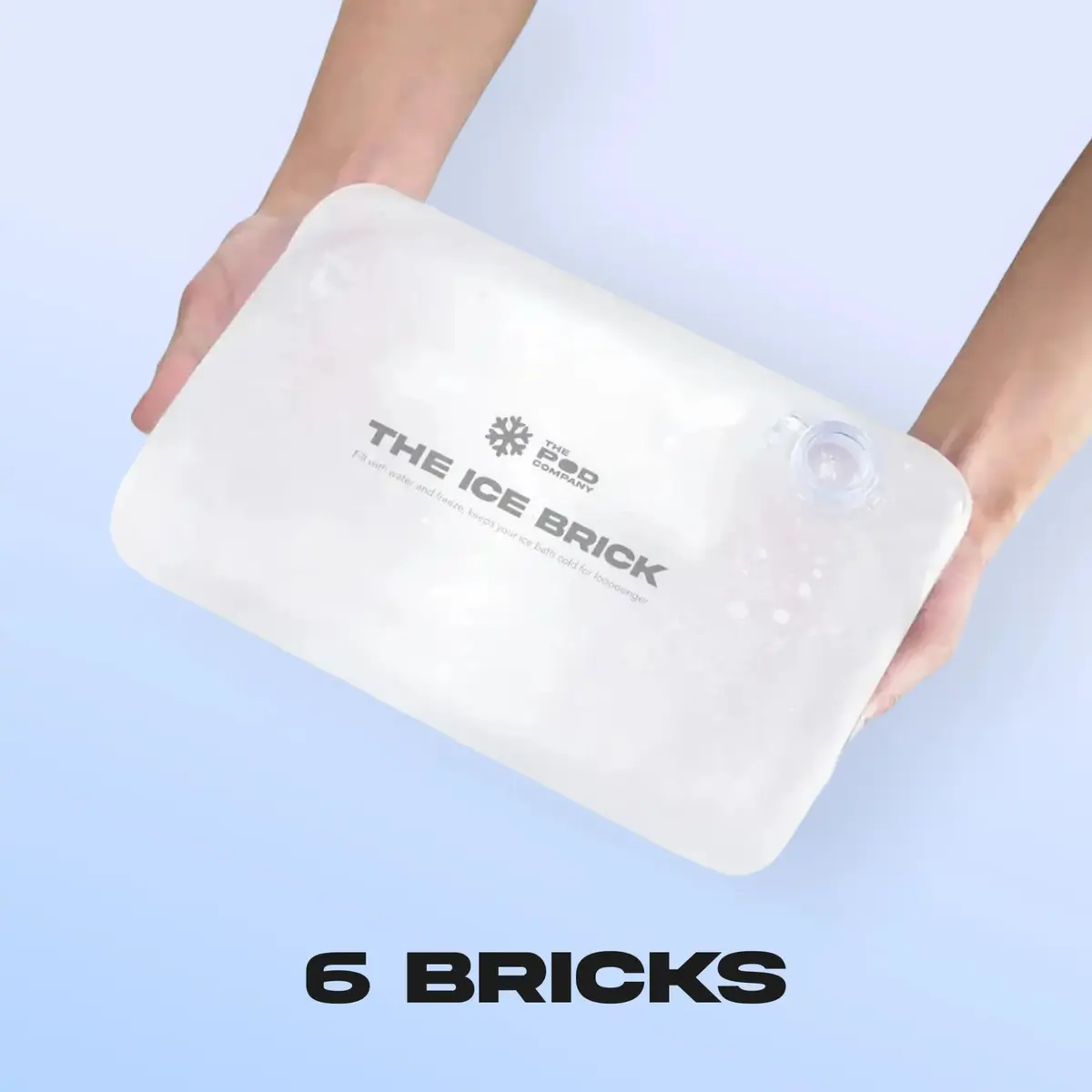 THE POD COMPANY 6-Pack Ice Brick | Reusable 3 lb Ice Blocks for Cold Plunge, Long-Lasting Cooling (en_US) - view 6