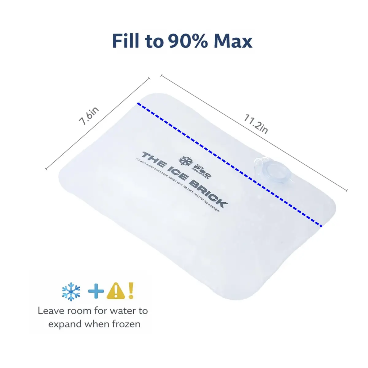 THE POD COMPANY 6-Pack Ice Brick | Reusable 3 lb Ice Blocks for Cold Plunge, Long-Lasting Cooling (en_US) - view 2