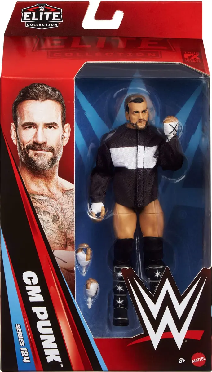 Mattel WWE Elite CM Punk Action Figure & Accessories | 6-inch Collectible with 25 Points Articulation - view 2