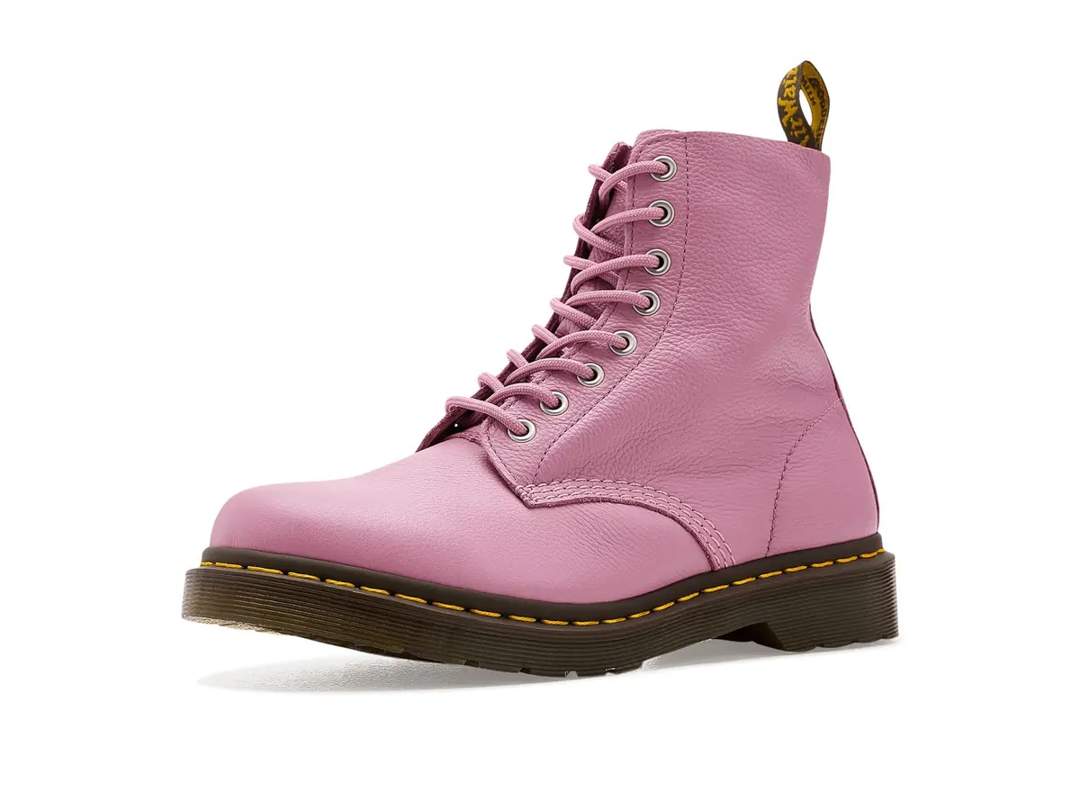 Dr. Martens 1460 Pascal Leather Combat Boot 6 US Women | Dusty Rose Virginia, True to Size - main product image