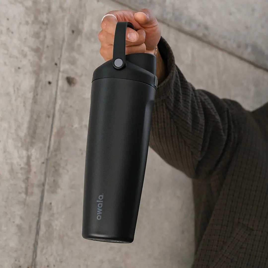 Owala FreeSip Sway Stainless Steel Water Bottle 30 oz Beach House | Triple-Layer Insulation & Travel-Friendly Design - view 7