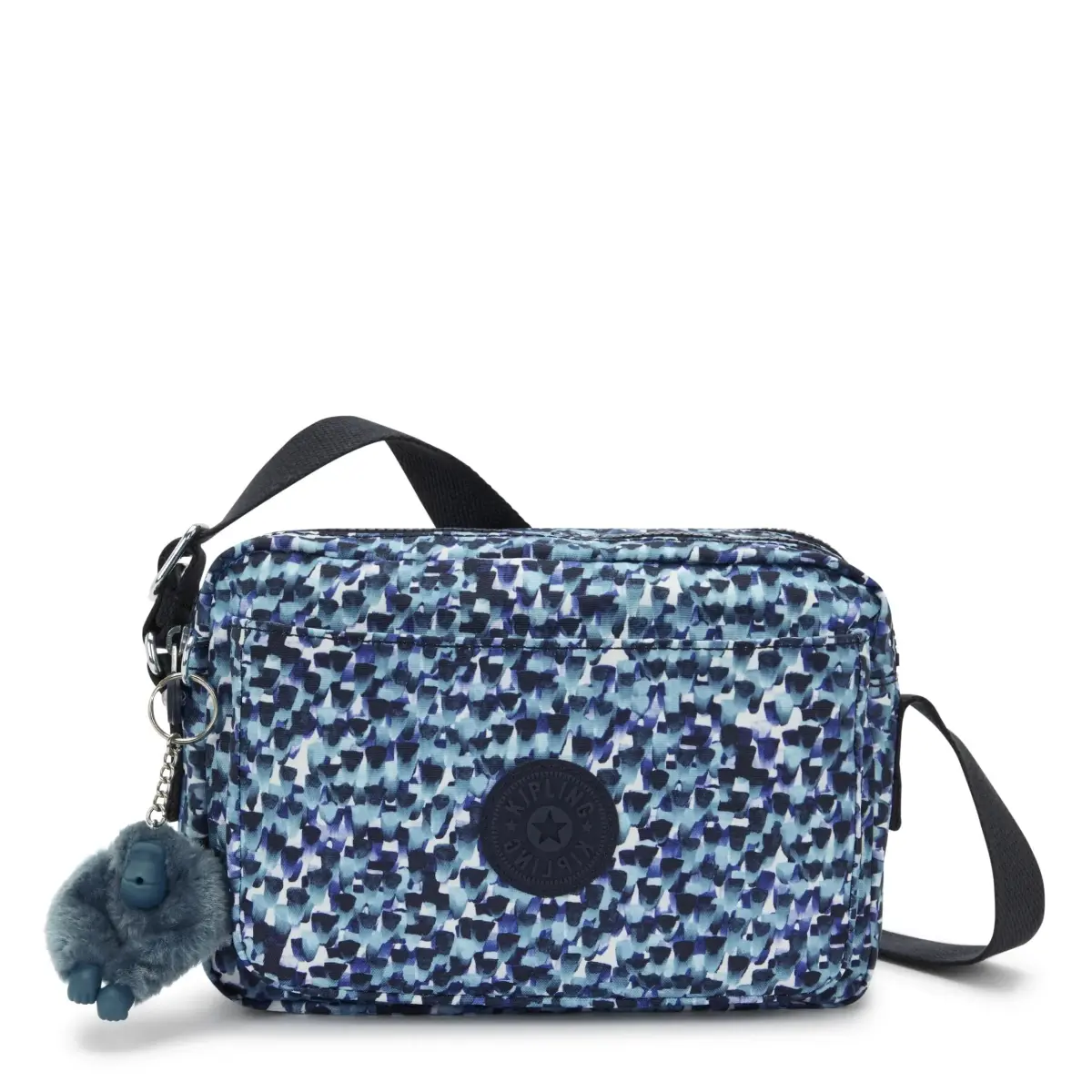 Kipling Women's Abanu Medium Prt Crossbody Bag 20.3 cm (8") | Adjustable Waist Pack with Multi-Compartment Zip Pockets - view 6