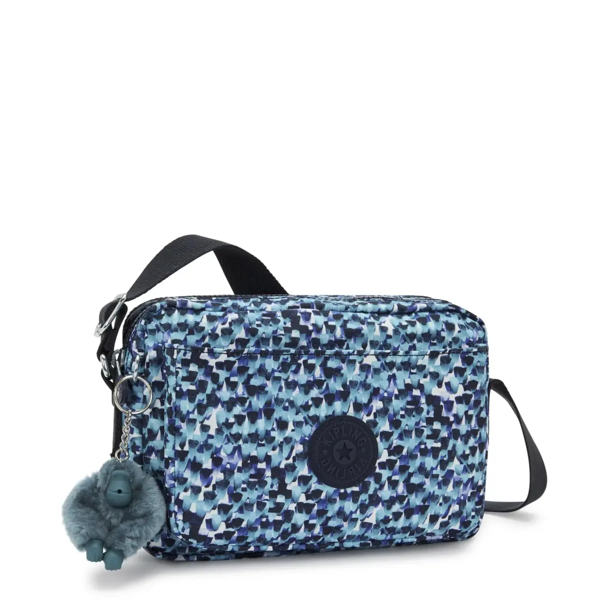 Kipling Women's Abanu Medium Prt Crossbody Bag 20.3 cm (8") | Adjustable Waist Pack with Multi-Compartment Zip Pockets - view 4