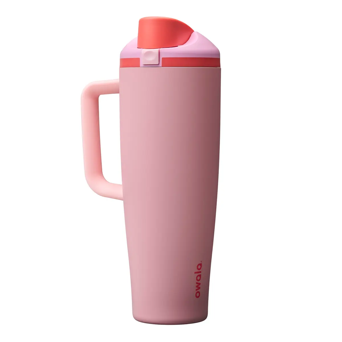 Owala FreeSip Tumbler 40 oz Stainless Steel Water Bottle Angel Food Cake | Double-Wall Insulated, Leak-Proof, 24-Hour Cold - main product image