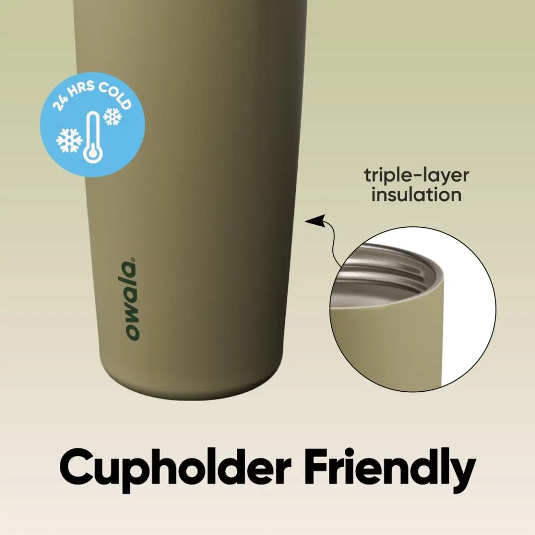 Owala FreeSip Sway Stainless Steel Water Bottle 30 oz | Triple-Layer Insulation & Travel-Friendly Design - view 4