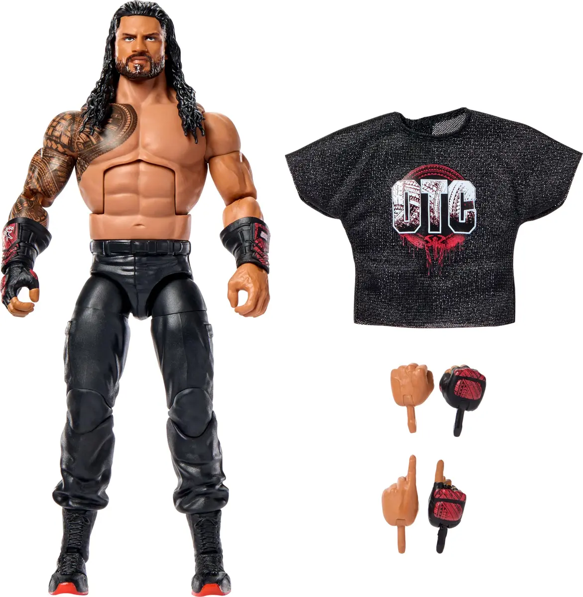 Mattel WWE Elite Roman Reigns Action Figure & Accessories | 6-inch Collectible with Articulation & Accessories - main product image