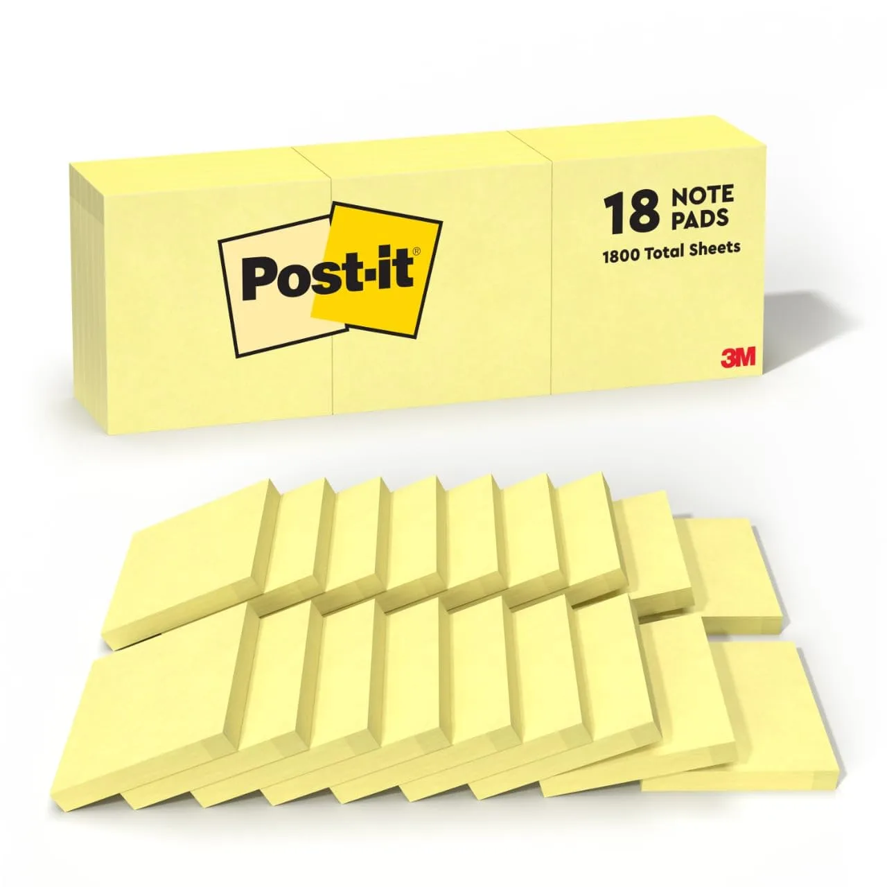 Post-it Notes 3 in x 3 in | Bulk Pack Self-Stick Notes - main product image