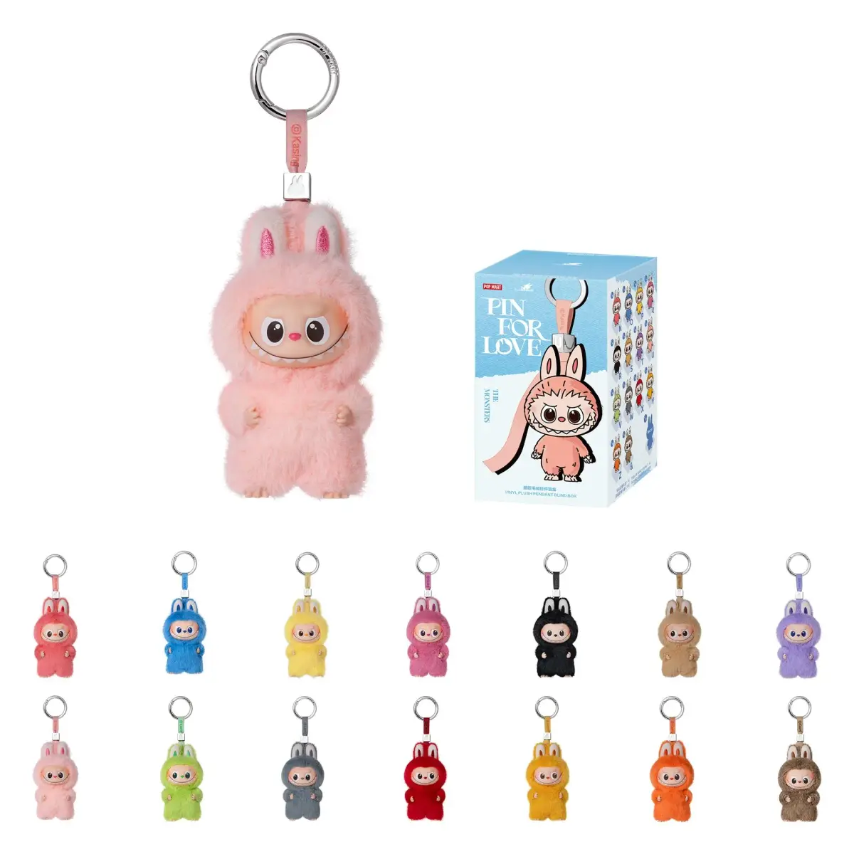 POP MART THE MONSTERS Pin for Love Series Blind Box Single Box 10.5 cm (4.13 inches) | Collectible Vinyl Figure - main product image