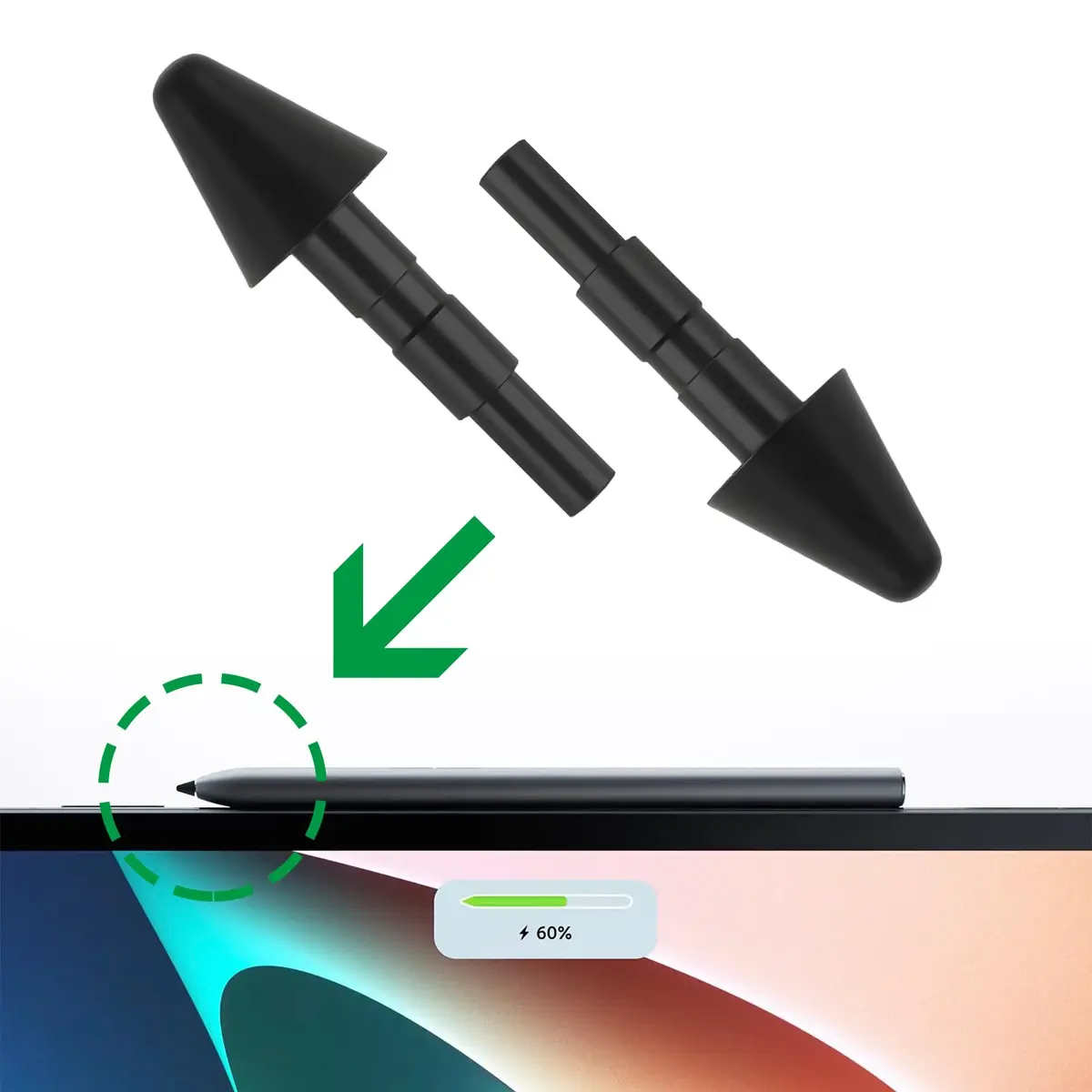 YINETTECH Stylus Replacement Tips 5 Pack | Compatible with Xiaomi 5 Tablet, Precise & Durable - view 3