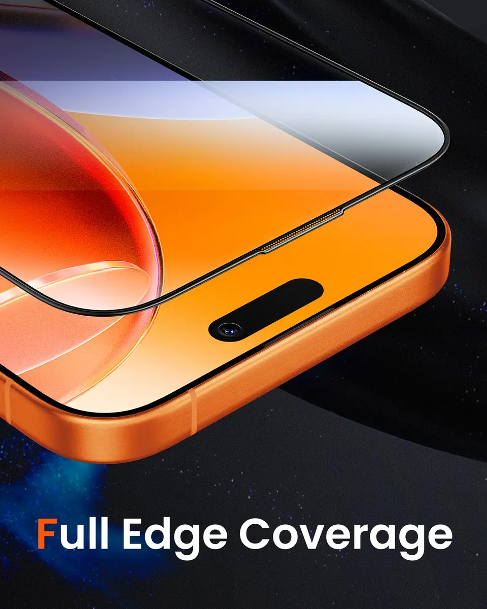 Mkeke for iPhone 17 Pro Screen Protector 3 Pack 6.3 Inch | Military-Grade Drop & Impact Protection - view 4