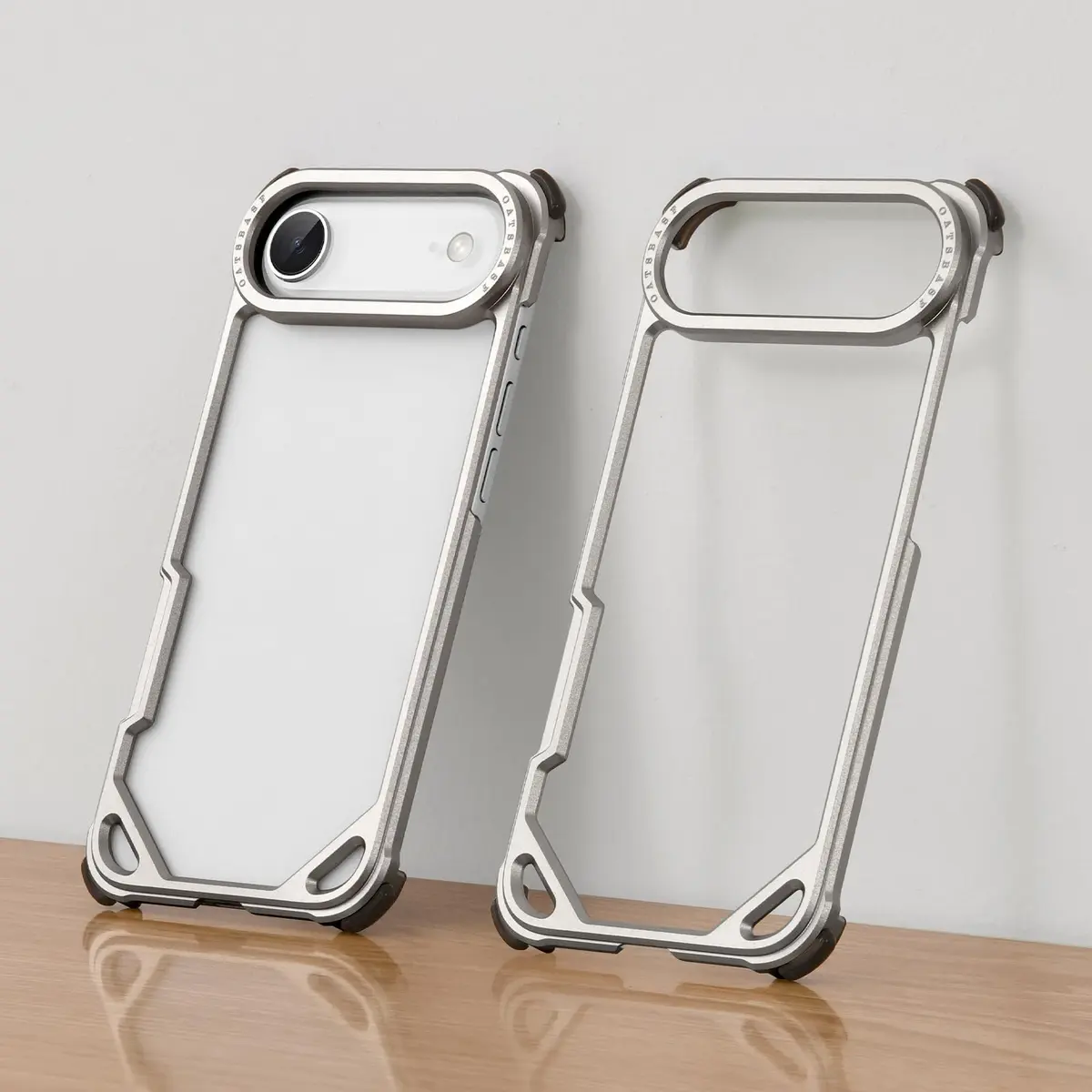 OATSBASF Metal Bumper Case for iPhone Air 6.5 inch (16.5 cm) | MagSafe Compatible, Shockproof Aluminum Frame - view 4