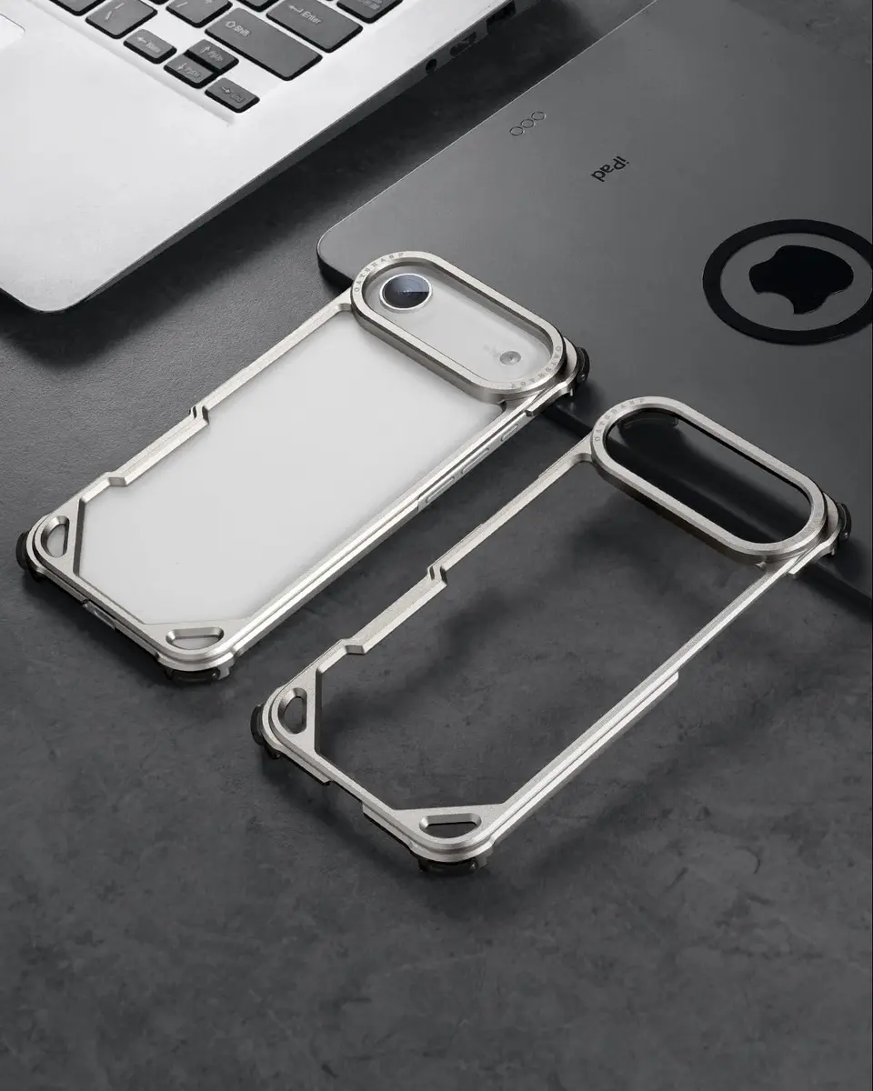 OATSBASF Metal Bumper Case for iPhone Air 6.5 inch (16.5 cm) | MagSafe Compatible, Shockproof Aluminum Frame - view 2