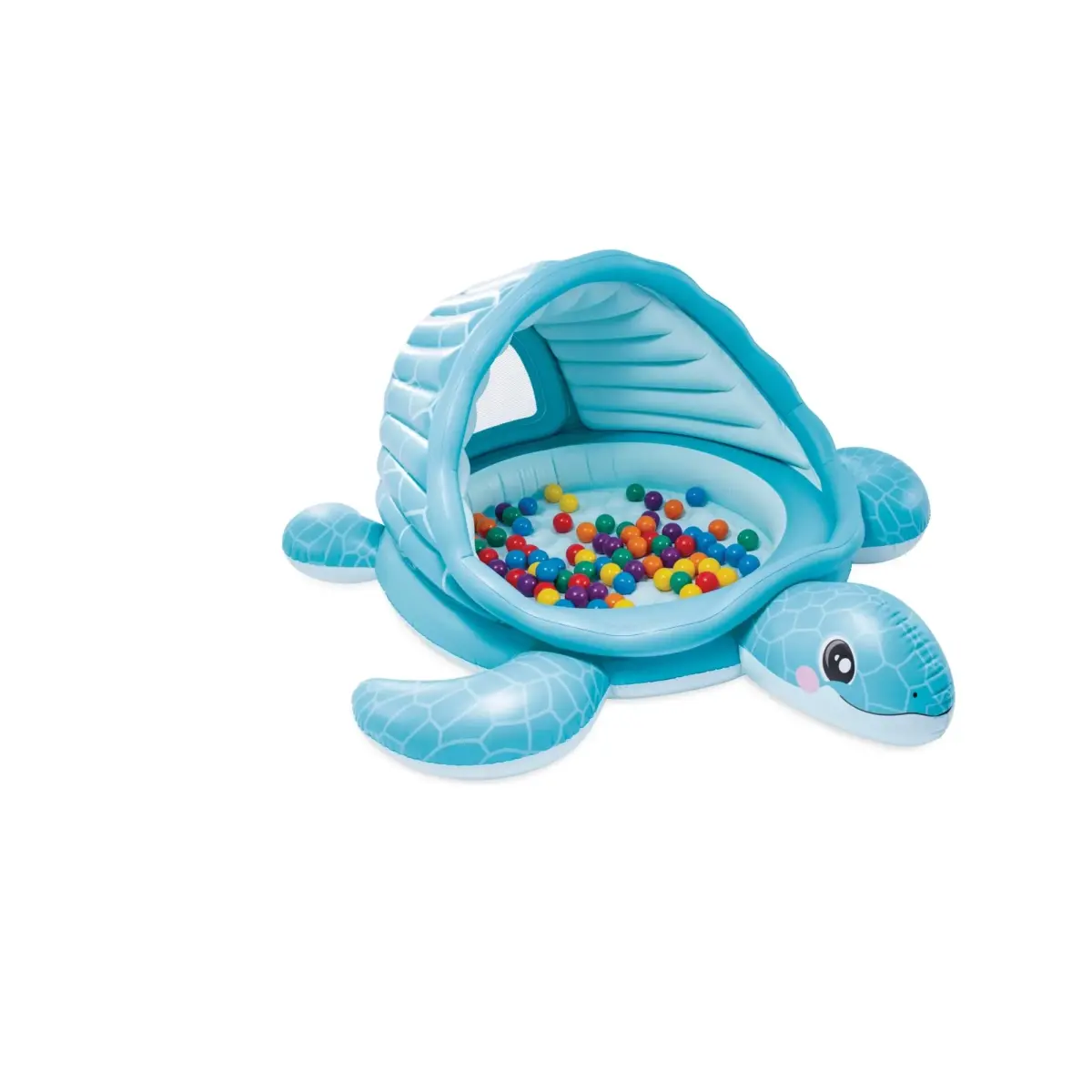 Intex Turtle Cove Playland Inflatable Paddling Pool or Ball Pit 218cm x 206cm x 97cm (86" x 81" x 38") | ASTM-Tested for Kids - main product image