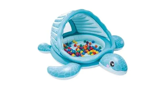 Intex Turtle Cove Playland Inflatable Paddling Pool or Ball Pit, 86" x 81" x 38" | Authentic USA Import - view 3