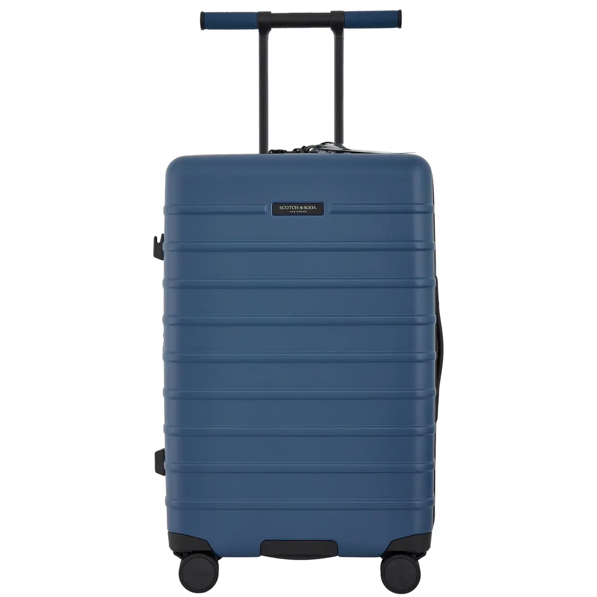 Scotch & Soda Tilburg Luggage Heritage Blue 26-Inch Suitcase | Durable Polycarbonate, 8 Spinner Wheels, TSA Lock, Expandable - main product image