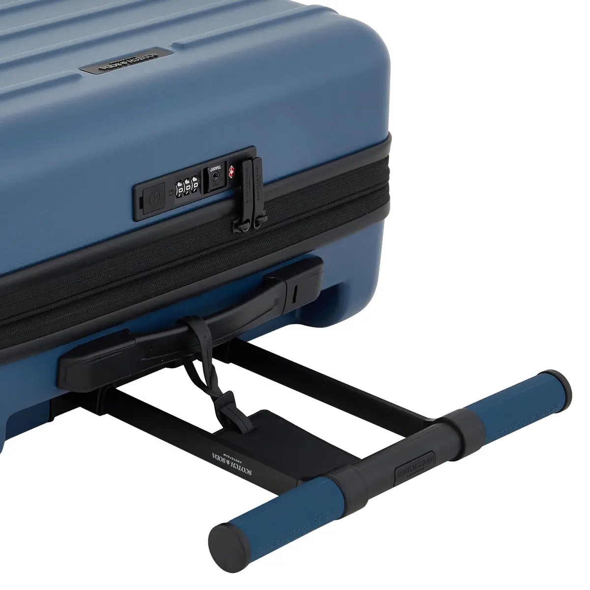 Scotch & Soda Tilburg Luggage Heritage Blue 19-Inch Trunk Briefcase | Modern Travel Design with TSA Lock - view 6