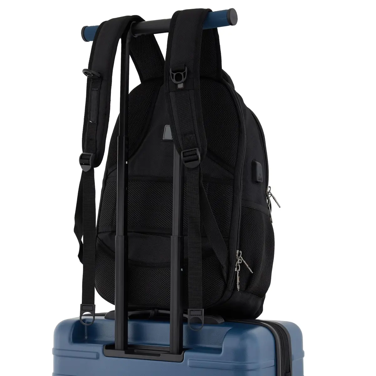 Scotch & Soda Tilburg Luggage Heritage Blue 19-Inch Trunk Briefcase | Modern Travel Design with TSA Lock - view 2