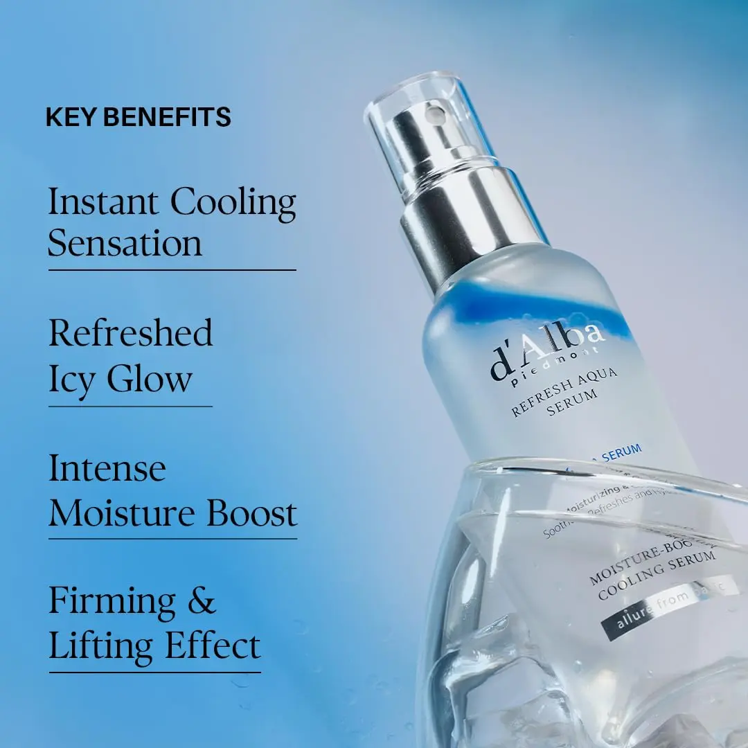 d'alba Piedmont White Truffle Refresh Aqua Serum 3.38 fl oz | Vegan, Non Comedogenic, Glow Serum - view 4
