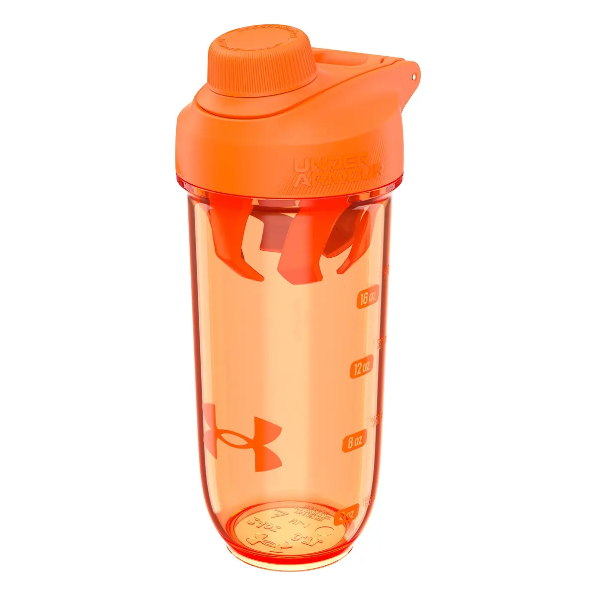 Under Armour 24oz Clarity Shaker Bottle Blaze Orange/Blaze Orange | Leak-Resistant, Eco-Friendly Sports Hydration - main product image