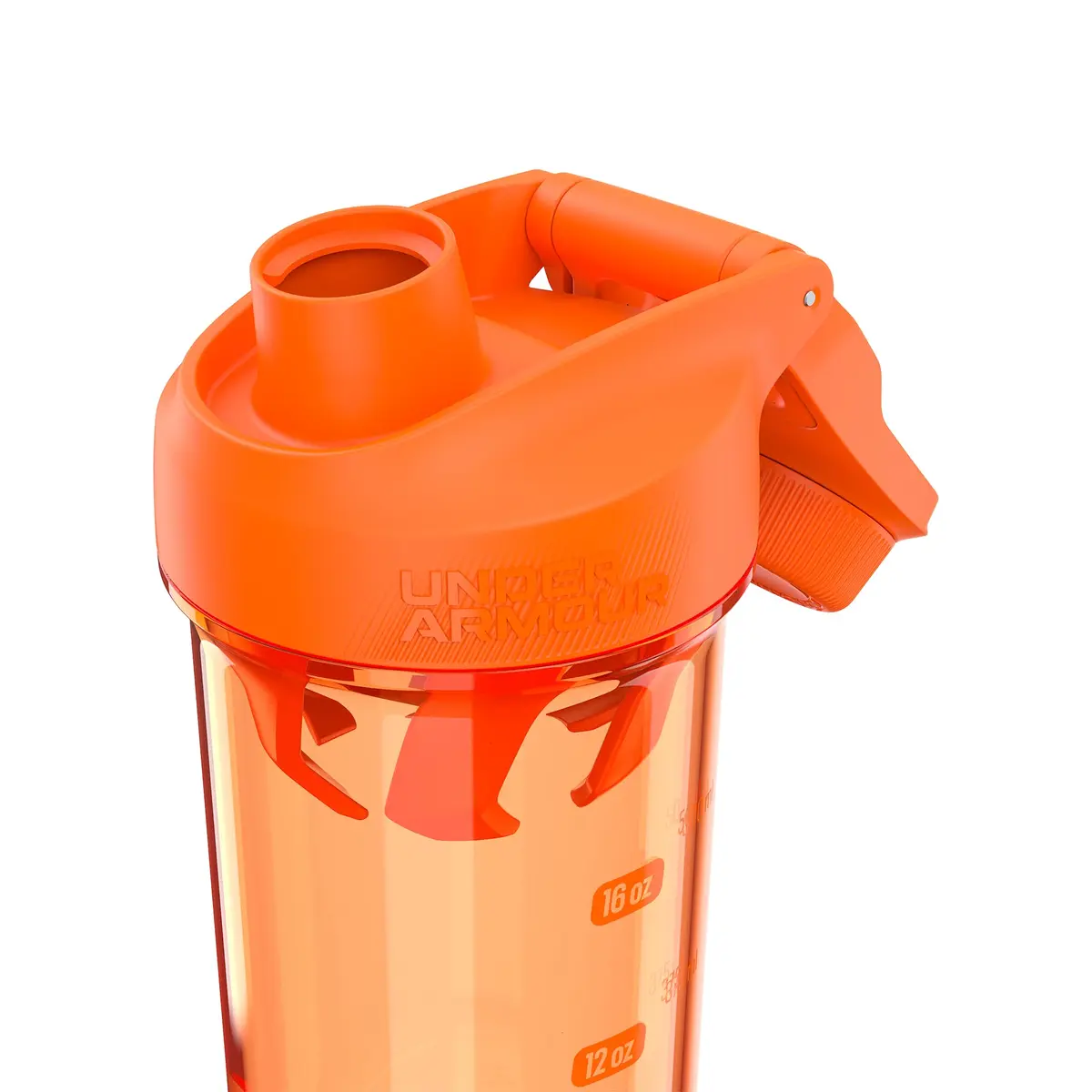 Under Armour 24oz Clarity Shaker Bottle Blaze Orange/Blaze Orange | Leak-Resistant, Eco-Friendly Sports Hydration - view 2