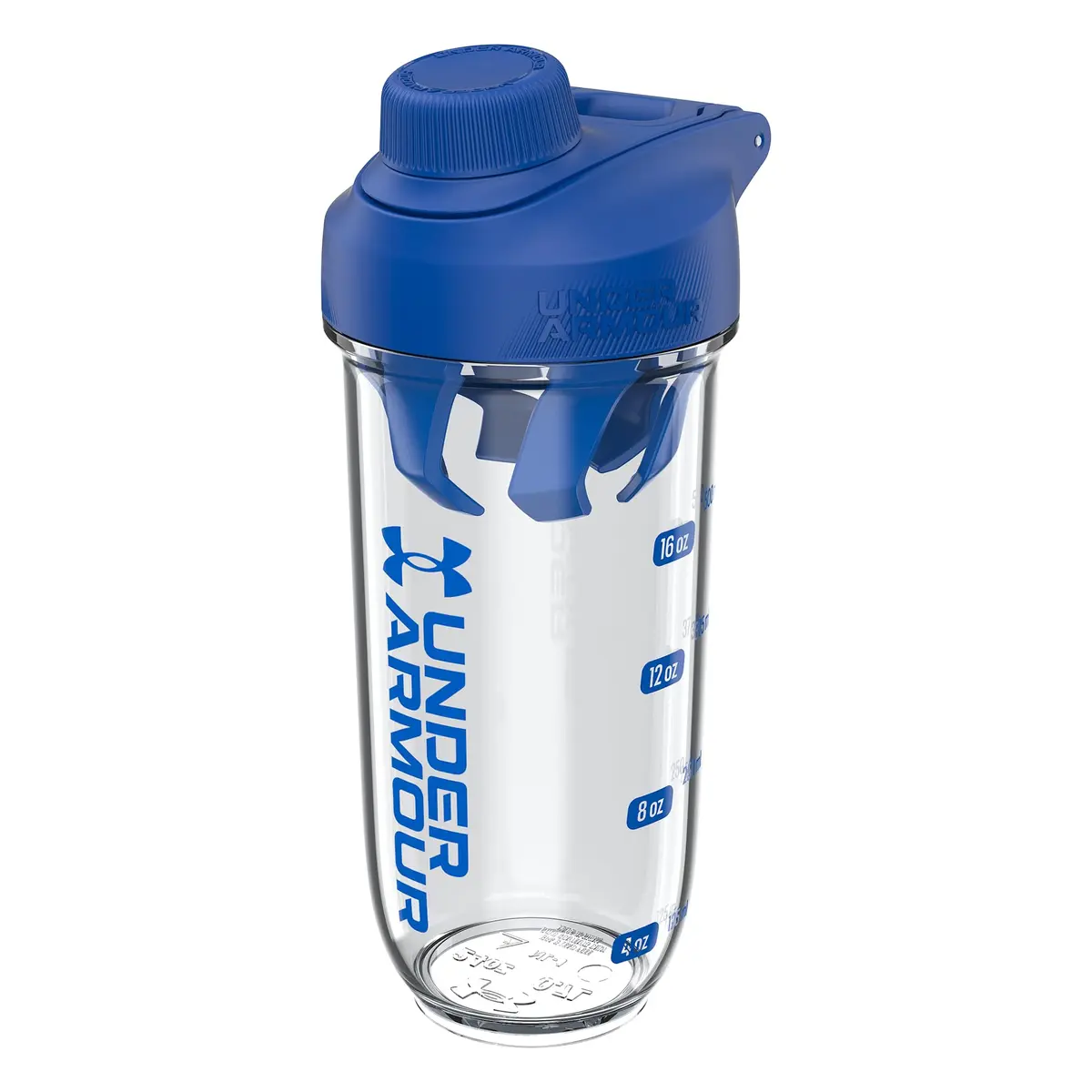 Under Armour 24oz Clarity Shaker Bottle Clear/Team Royal | Leak-Resistant & Reusable - main product image