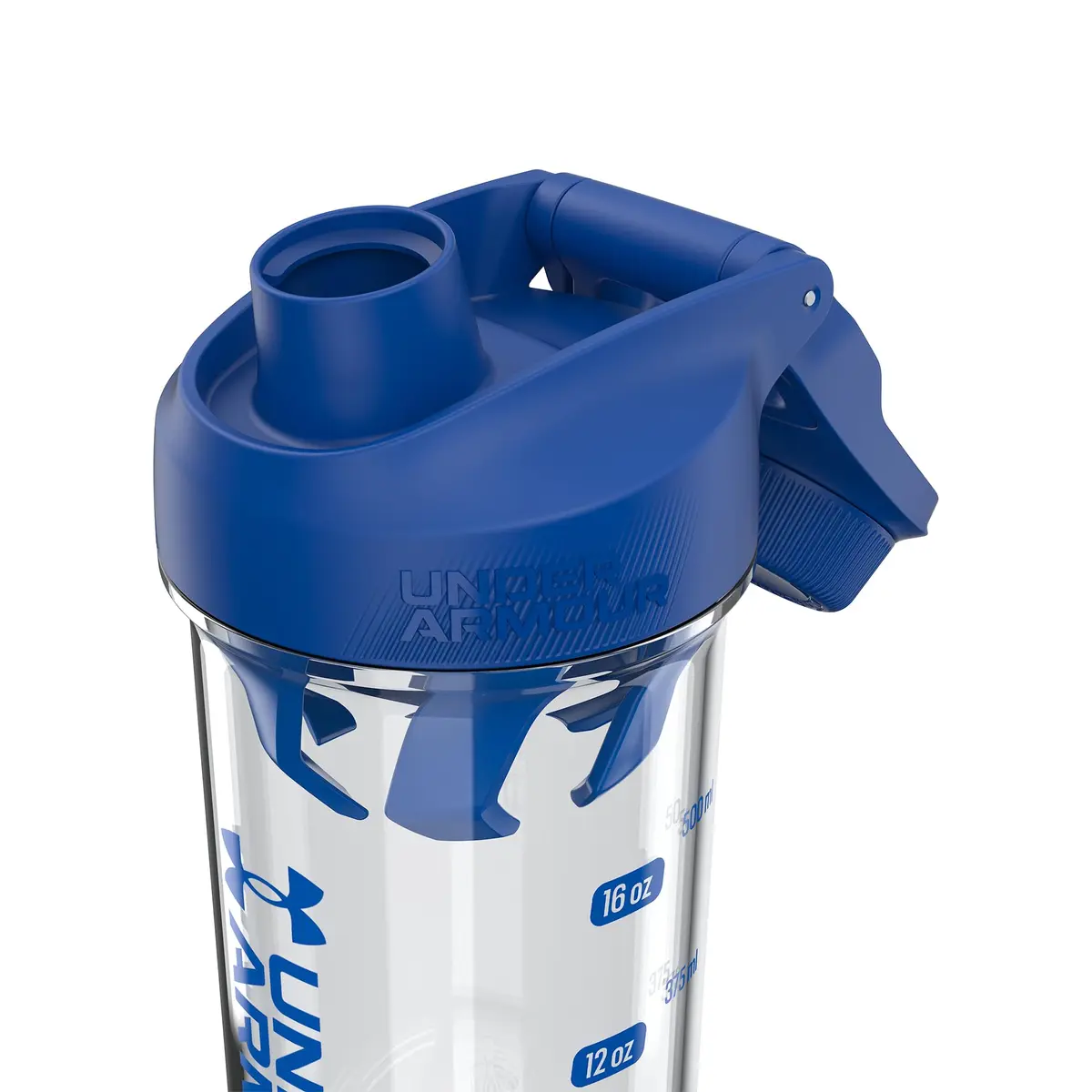 Under Armour 24oz Clarity Shaker Bottle Clear/Team Royal | Leak-Resistant & Reusable - view 2