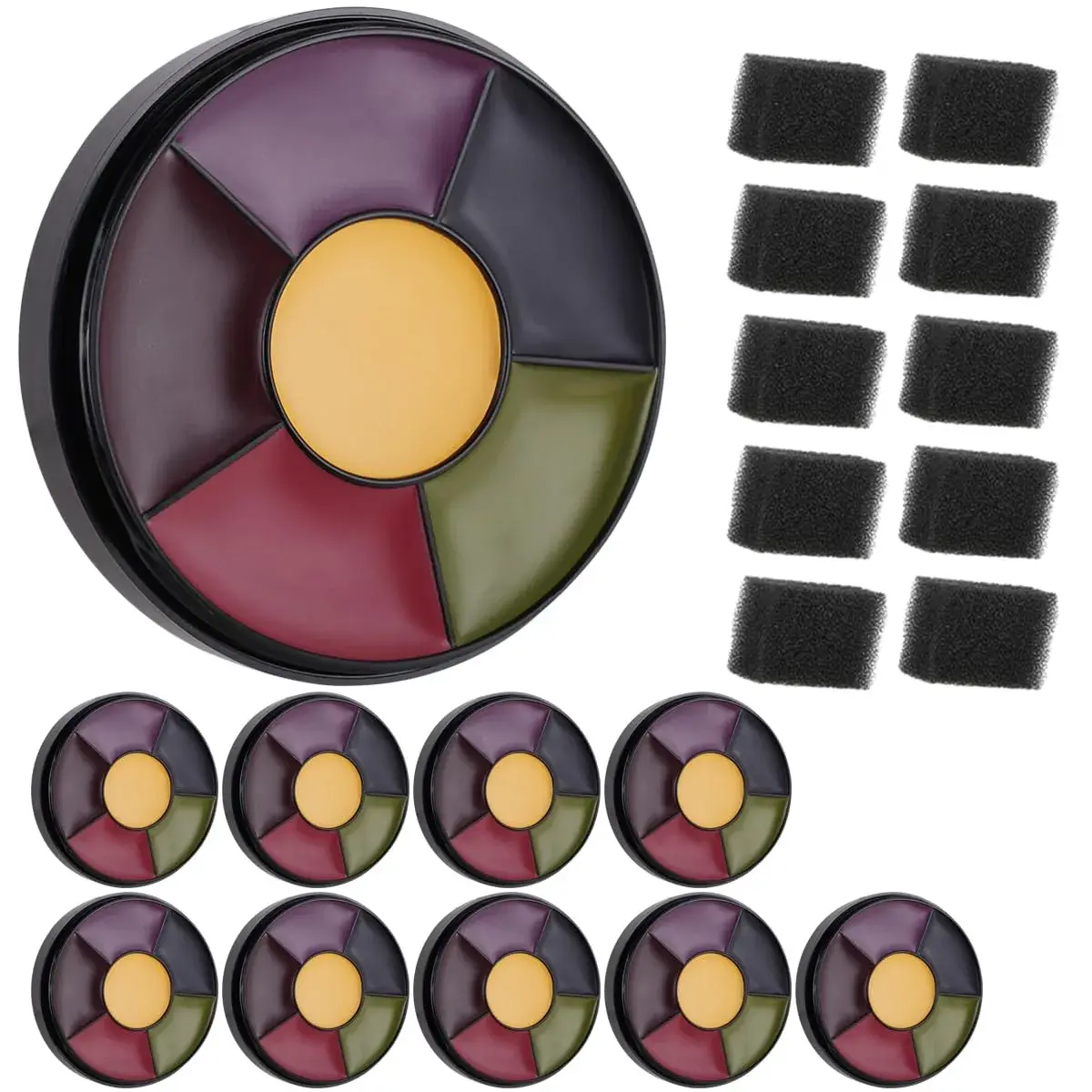 MEICOLY 10-Piece Bruise Wheel Makeup Kit | Realistic SFX Trauma Effects for Halloween & Cosplay - main product image