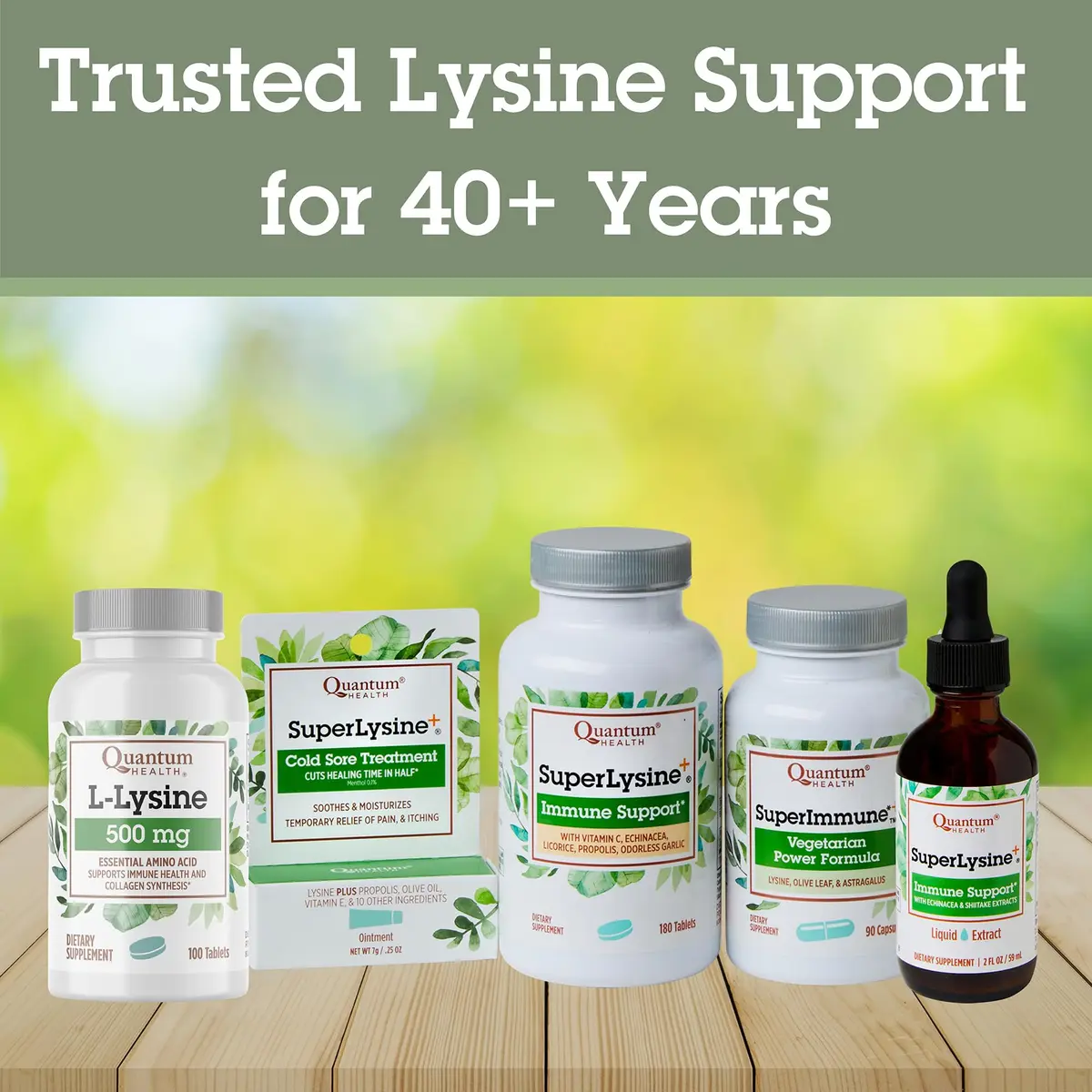 Quantum L-Lysine 500 mg Essential Amino Acid Supplement | Supports Collagen, Bone & Immune Health - view 7