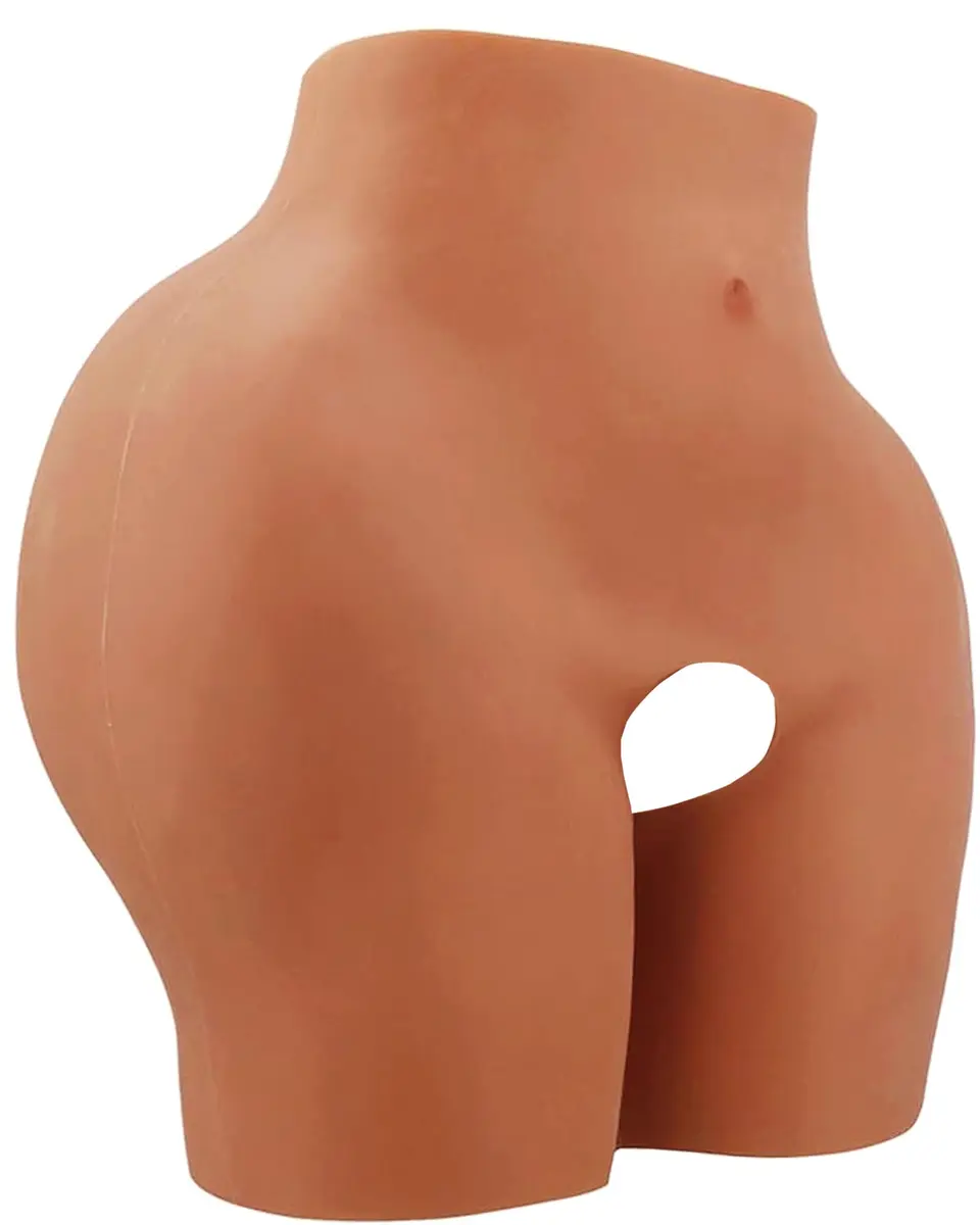 VENDAU Premium Silicone Hip Enhancer Pads for Women - Natural Butt Lift Shapewear | Body Shaper for Curvy Enhancement Butt Pants (1 Pair, Tan 0.8cm Thick) - view 2