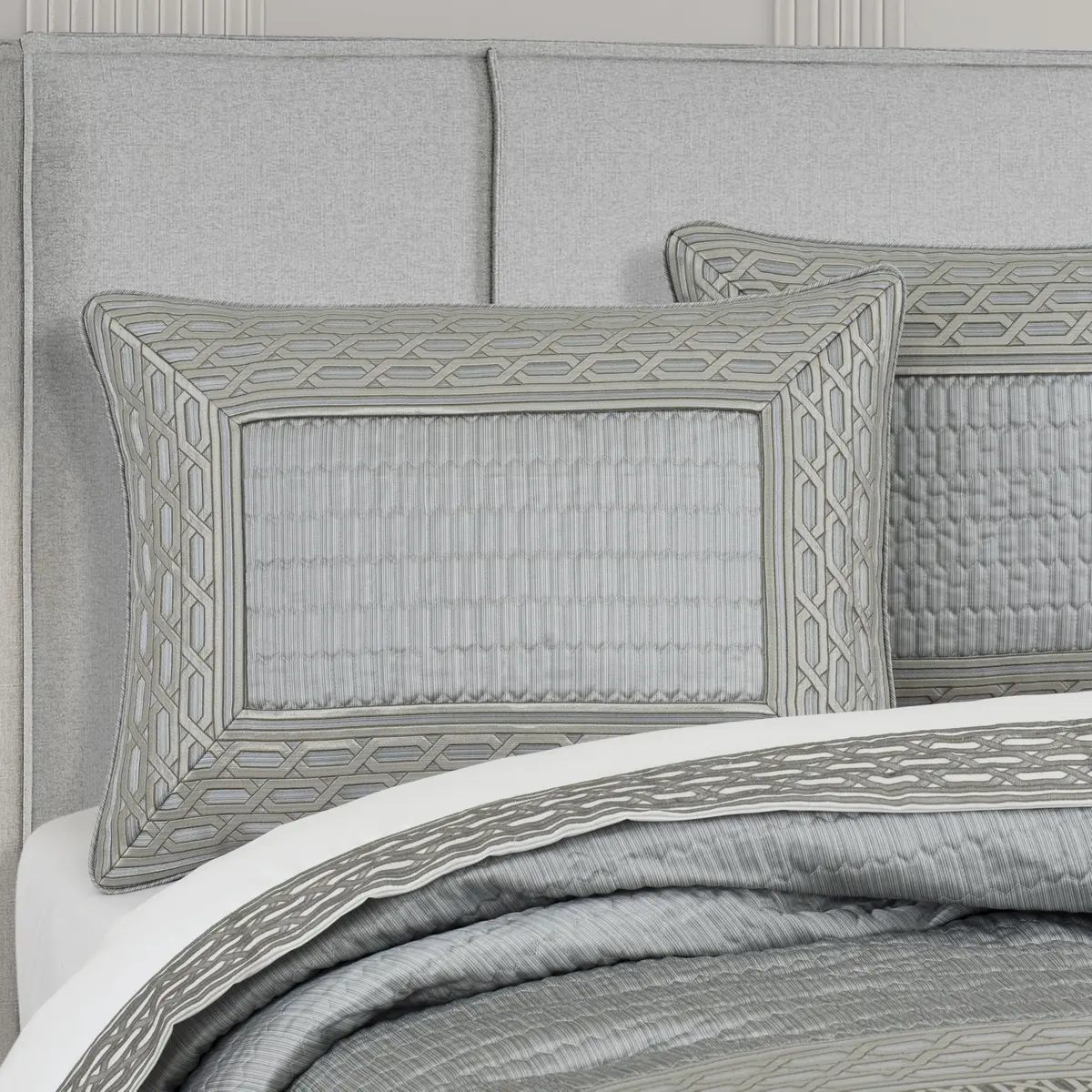 J. Queen New York Melbourne Cloud Queen Comforter Set | Luxurious Geometric Design Polyester Bedding - view 3