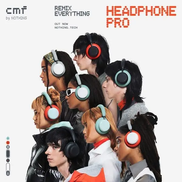 CMF BY Nothing Headphone Pro Active Noise Canceling Wireless Headphones Bluetooth 5.4 Over Ear 50H Playtime Dark Grey | LDAC & Custom EQ - view 7