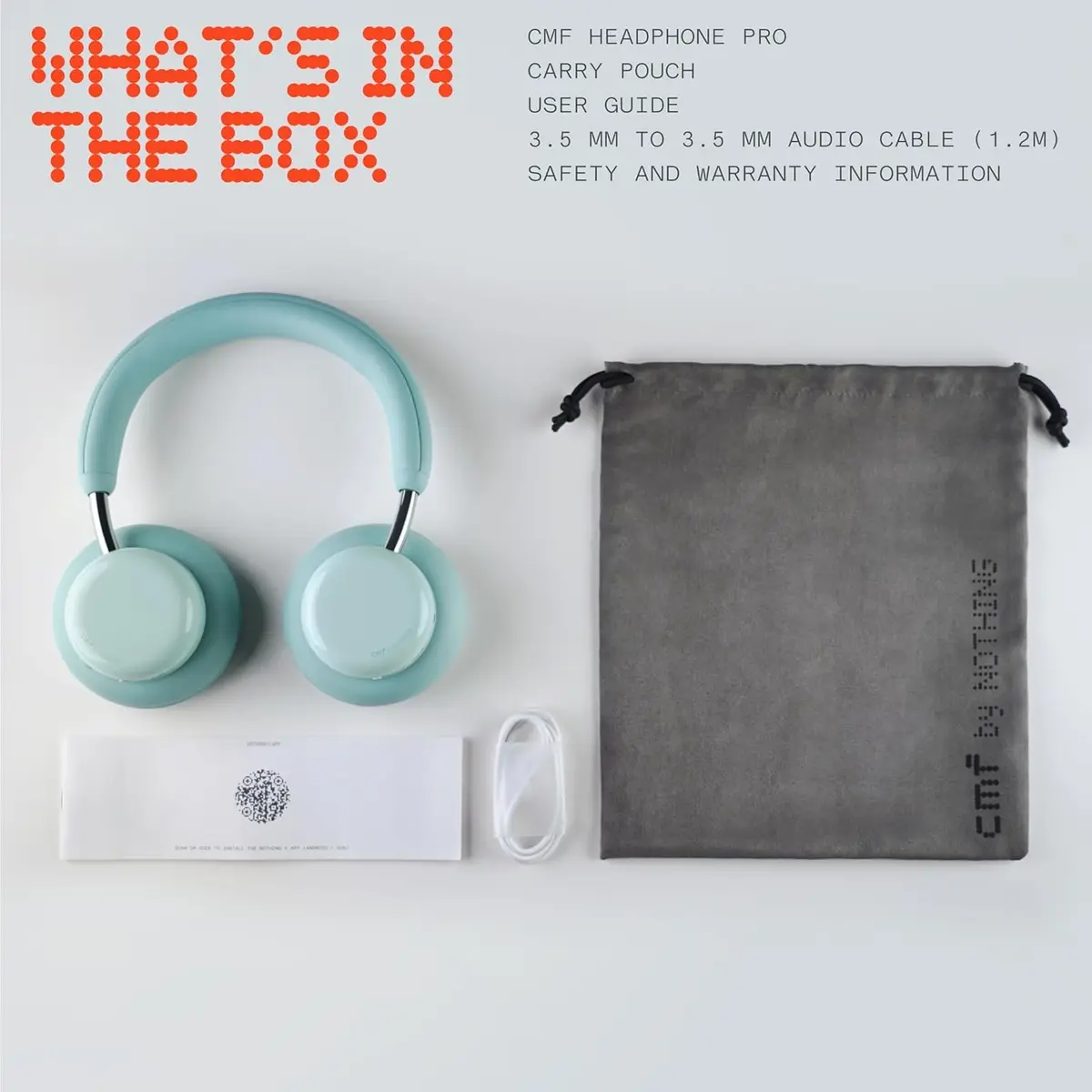 CMF BY Nothing Headphone Pro Active Noise Canceling Wireless Headphones Bluetooth 5.4 Over Ear 50H Playtime Dark Grey | LDAC & Custom EQ - view 9