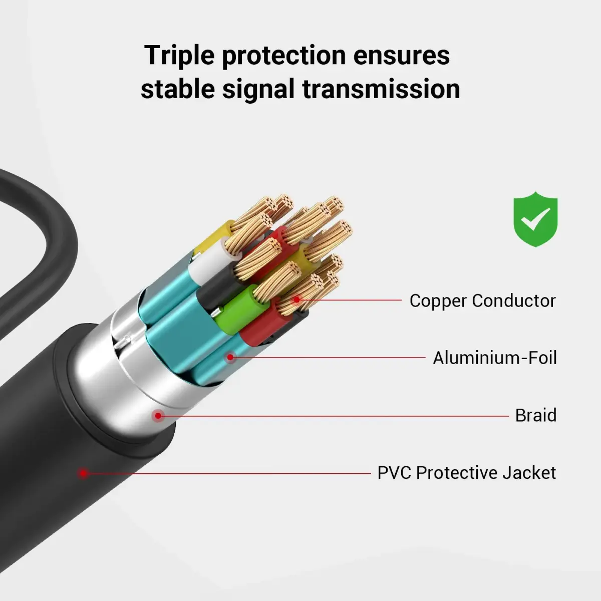 SMALLRIG USB-C Cable Male to Female 20Gbps 240W | 20cm (7.9in) Angled Cable with 1/4"-20 Screws for Camera Cage - view 6