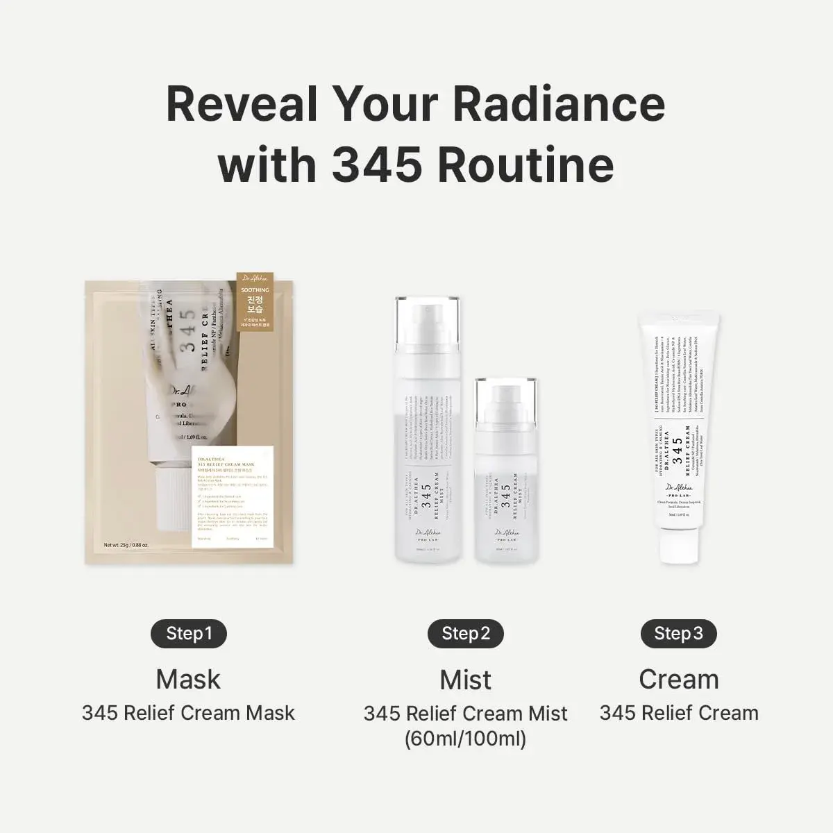Dr.Althea 345 Relief Cream 50ml (1.69 Fl Oz) | Korean Skincare for Blemish Relief & Hydration - view 6