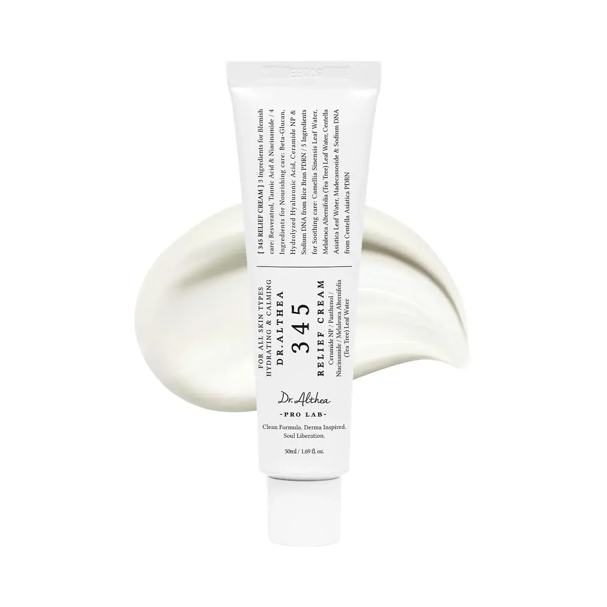 Dr.Althea 345 Relief Cream 50ml (1.69 Fl Oz) | Korean Skincare for Blemish Relief & Hydration - main product image