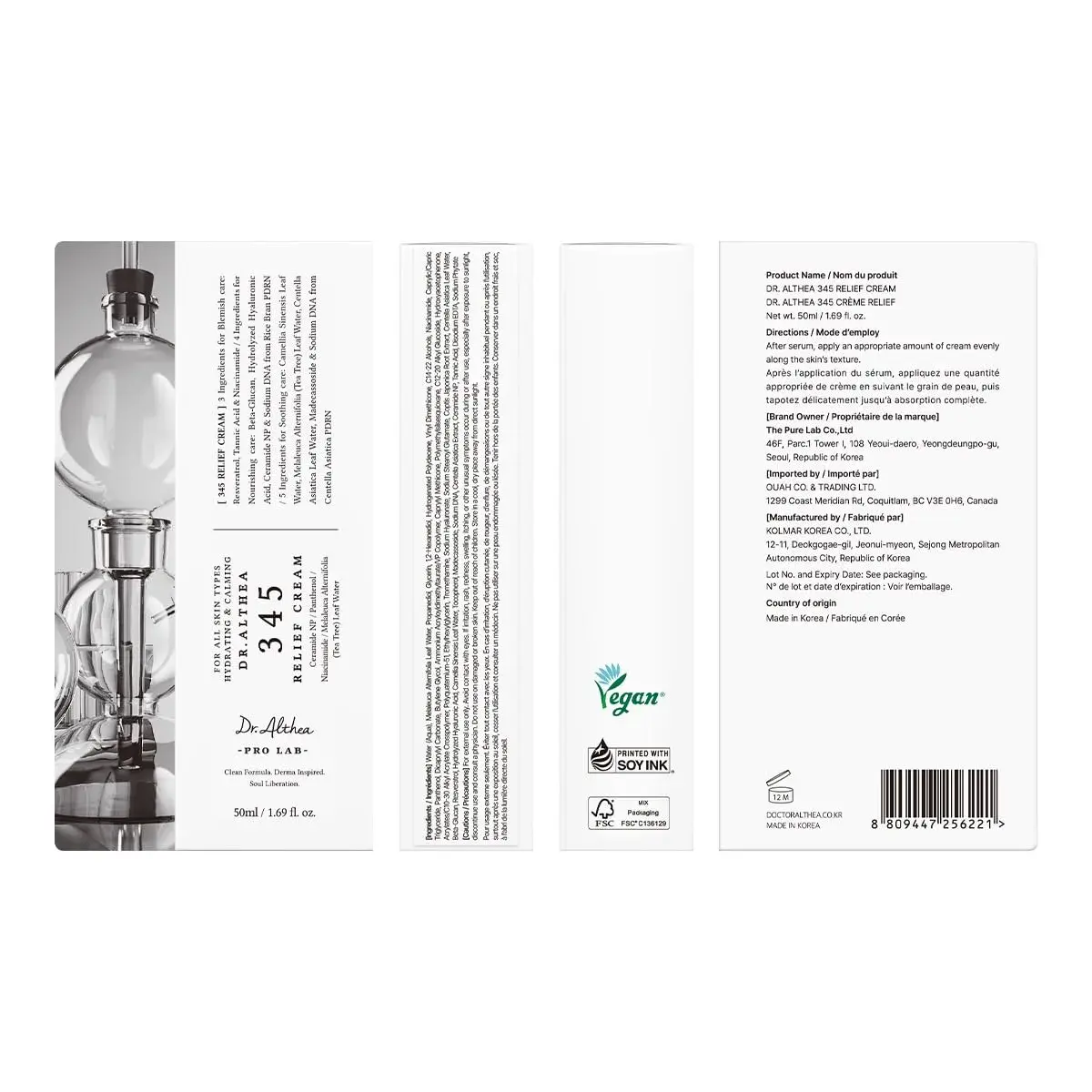 Dr.Althea 345 Relief Cream 50ml (1.69 Fl Oz) | Korean Skincare for Blemish Relief & Hydration - view 8