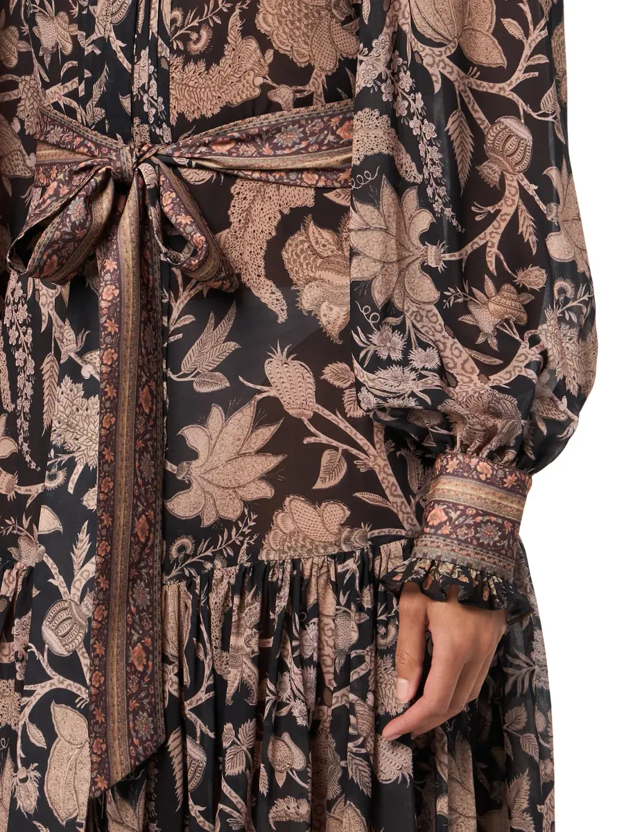 Kobi Halperin Women's Moses Dress, Black Multi, Medium | Effortless luxury, flattering fit, imported from USA - view 3