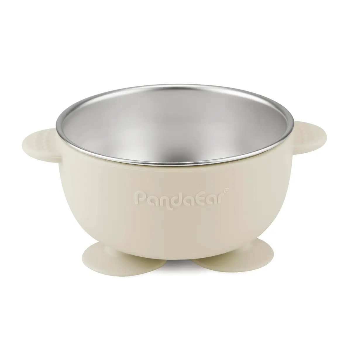 PandaEar Stainless Steel Baby Suction Bowls 3 Pack | Non-Slip, Unbreakable & Mess-Free (Pink) - view 7