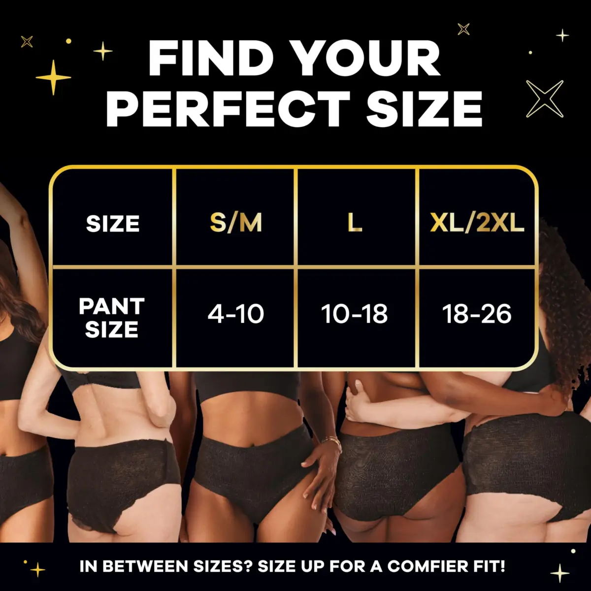 Always ZZZs Disposable Period Underwear Size L | 5X Overnight Pad Absorbency | Worry-Free Nights 26 Count - view 7