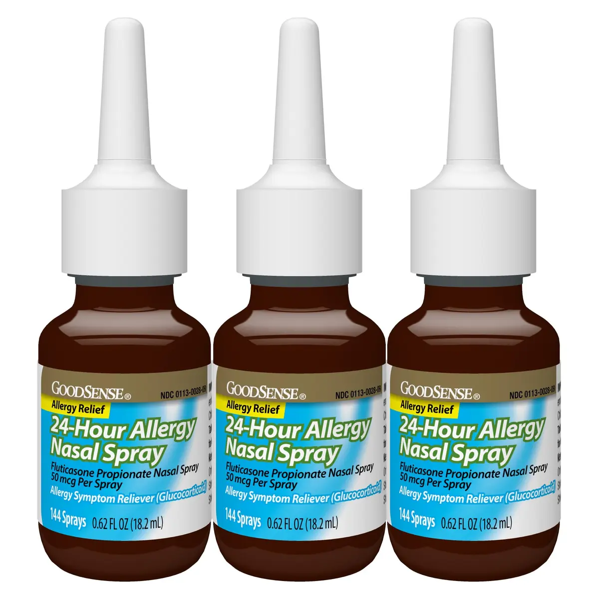 GoodSense Fluticasone Propionate Nasal Spray 50 mcg | 144 Sprays | 24-Hour Allergy Relief, Non-Drowsy - view 6