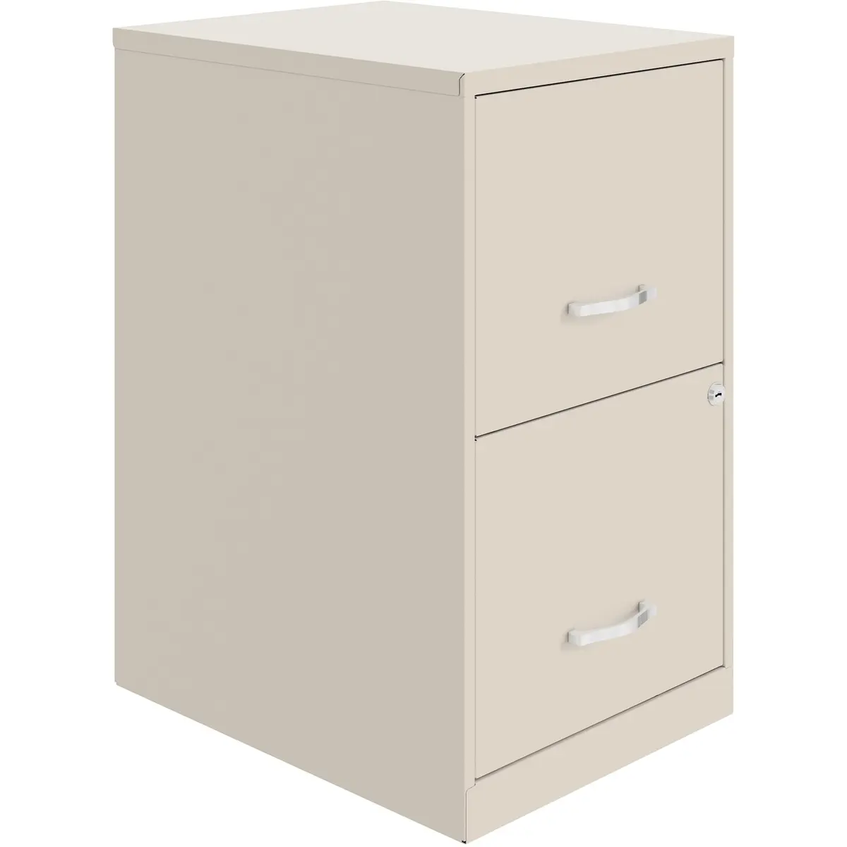 NuSparc 2 Drawer Locking Filing Cabinet | Steel, Space-Saving, Letter-Size | Home & Small Office - main product image
