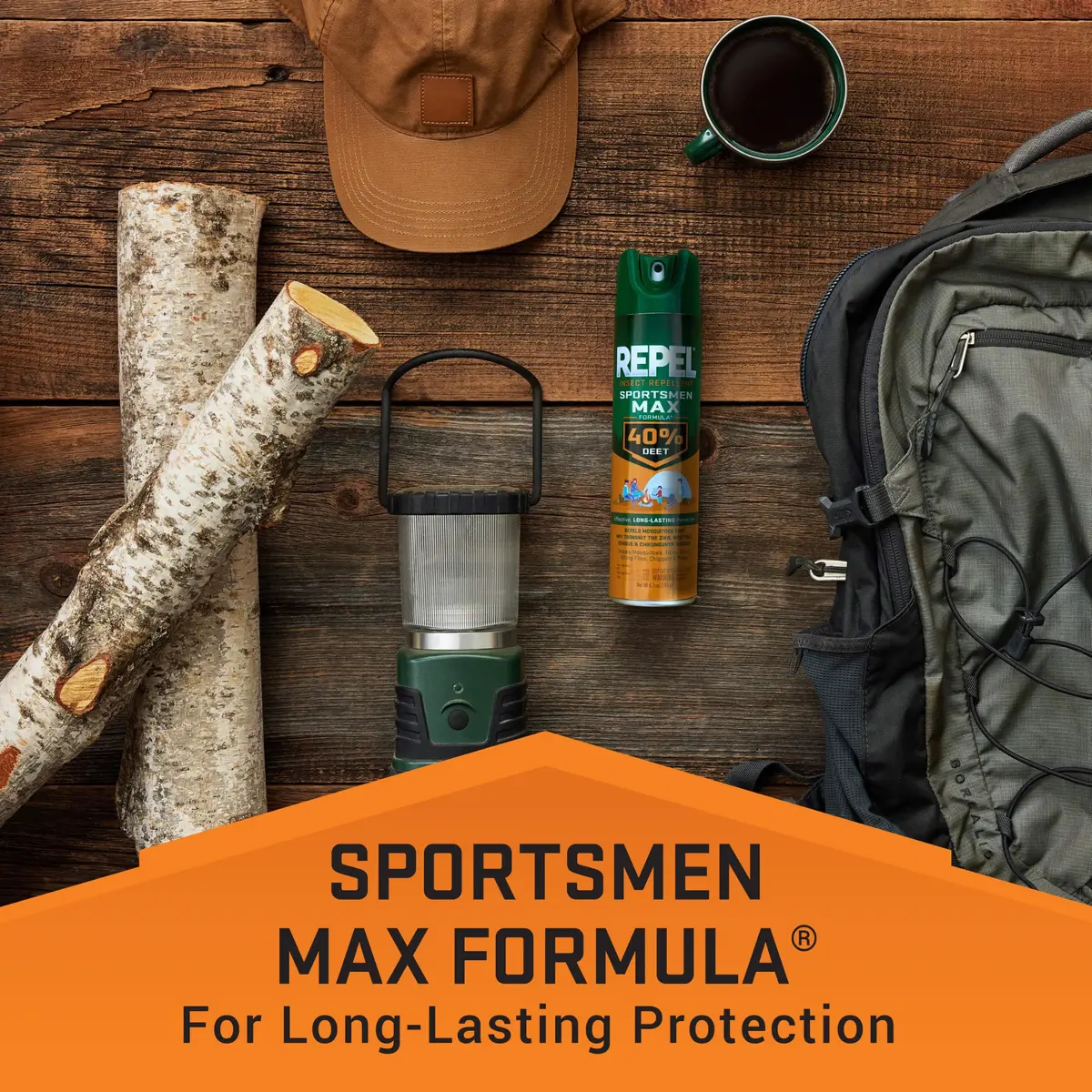 Repel Sportsmen Max Mosquito & Insect Repellent 192ml (6.5 Fl Oz) | 40% DEET, Pack of 3 - view 3