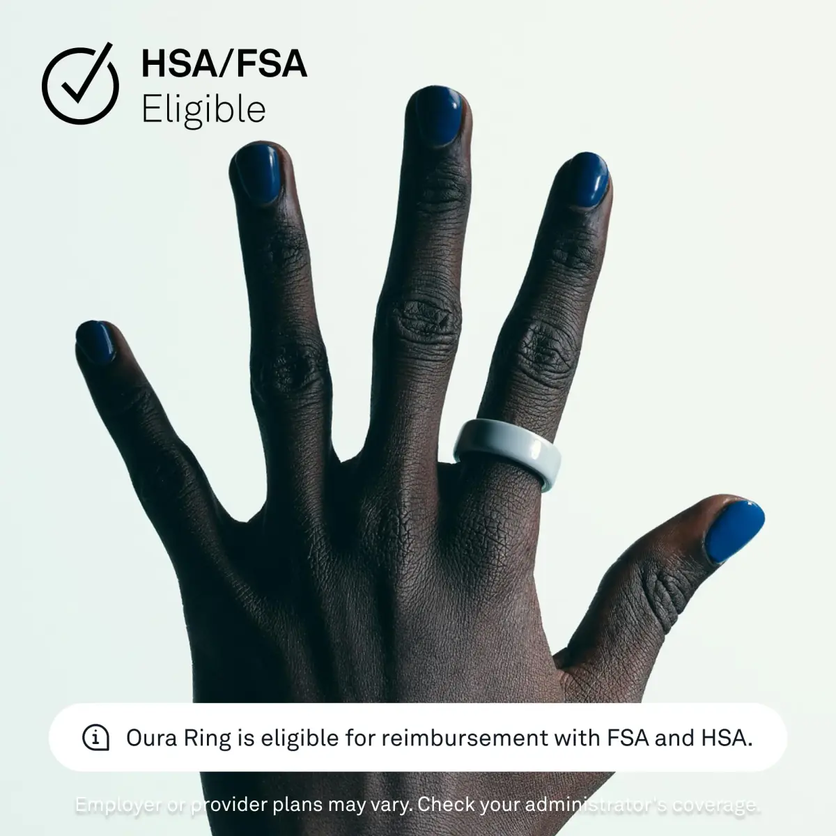 Oura Ring 4 Ceramic Tide Size 13 | Smart Ring for Sleep, Activity, Women's Health & AI Insights - view 6