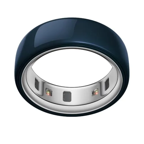 Oura Ring 4 Smart Ring Ceramic Midnight Size 4 | Sleep, Activity, Women’s Health Tracking - main product image