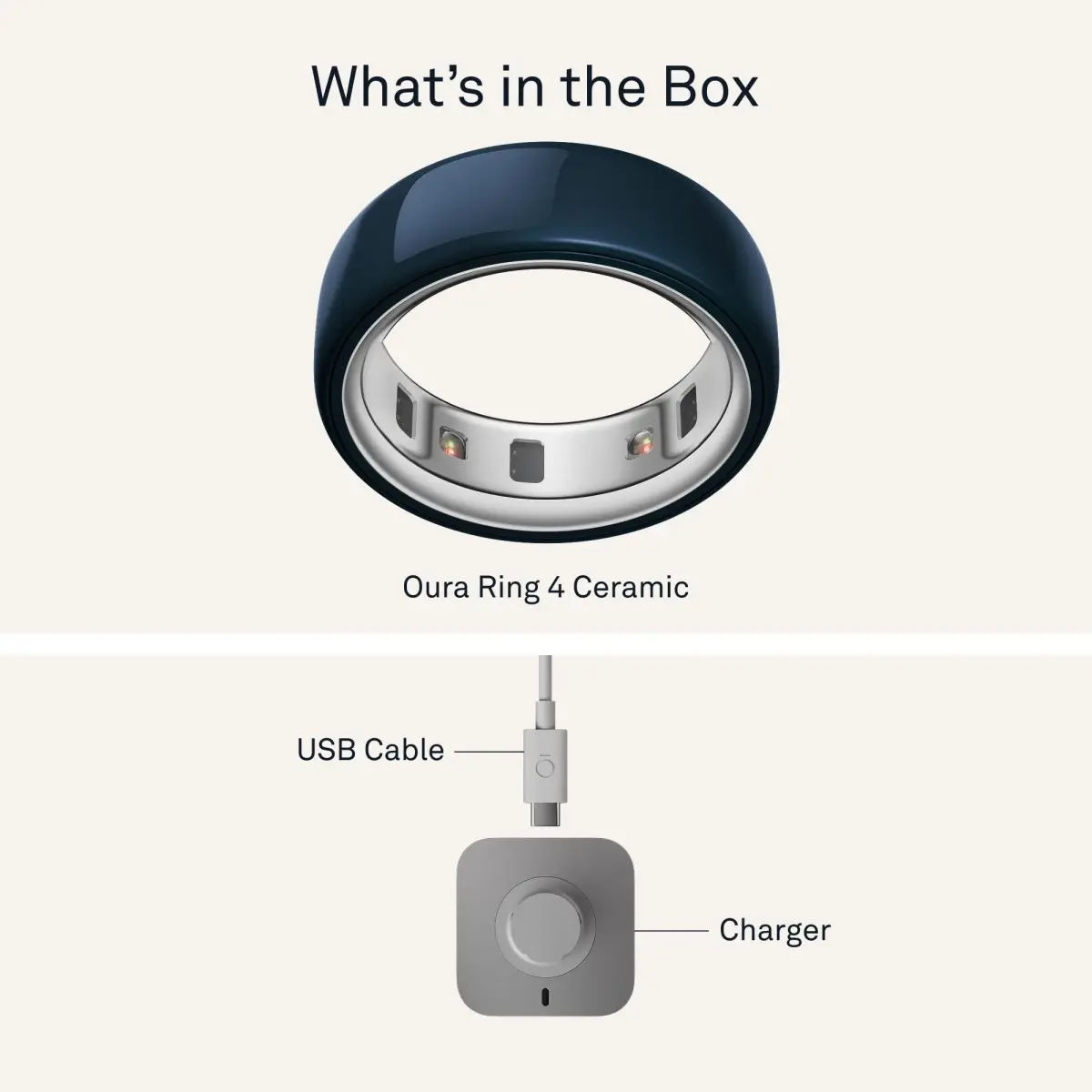 OURA Ring 4 Ceramic Midnight Size 4 | Smart Ring for Sleep, Activity, Women’s Health & AI Insights - view 9