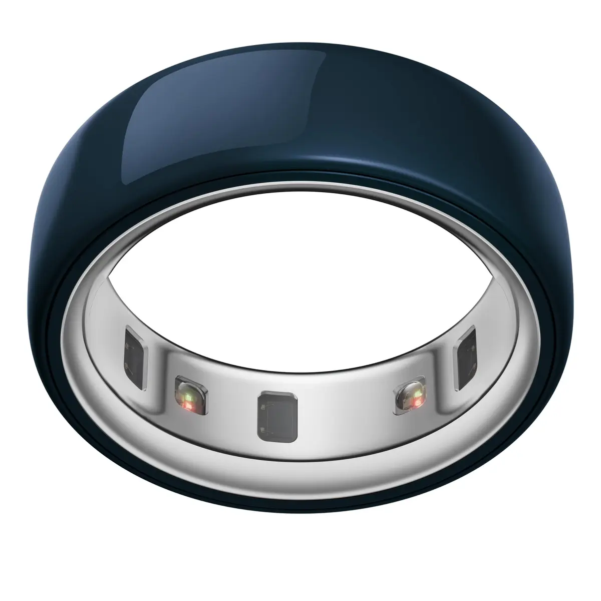 Oura Ring 4 Ceramic Midnight Smart Ring Size 8 | Tracks Sleep, Activity, Women's Health, AI Advisor, 5-8 Day Battery Life - main product image