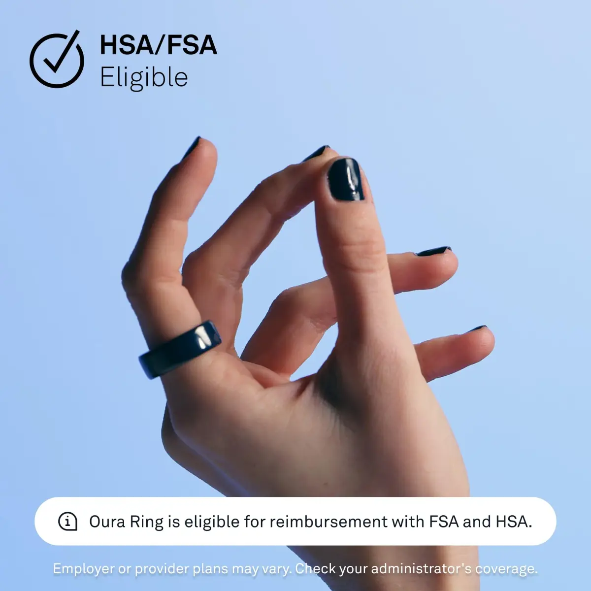 Oura Ring 4 Ceramic Midnight Size 15 | Smart Ring for Sleep, Activity & Women's Health - view 8