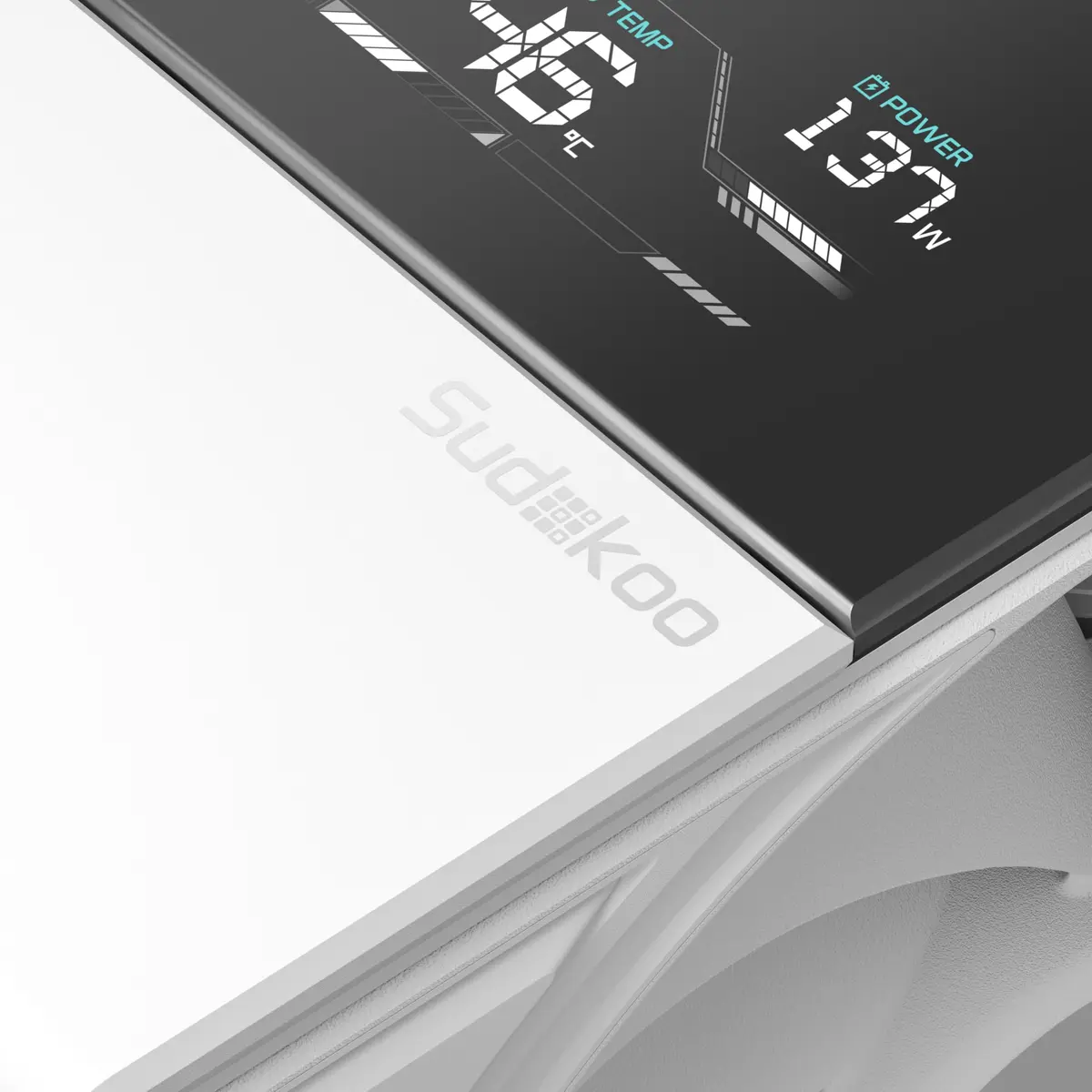 Sudokoo SK700V White AM5-Designated Digital Air Cooler | High Performance 220W Heat Dissipation - view 3